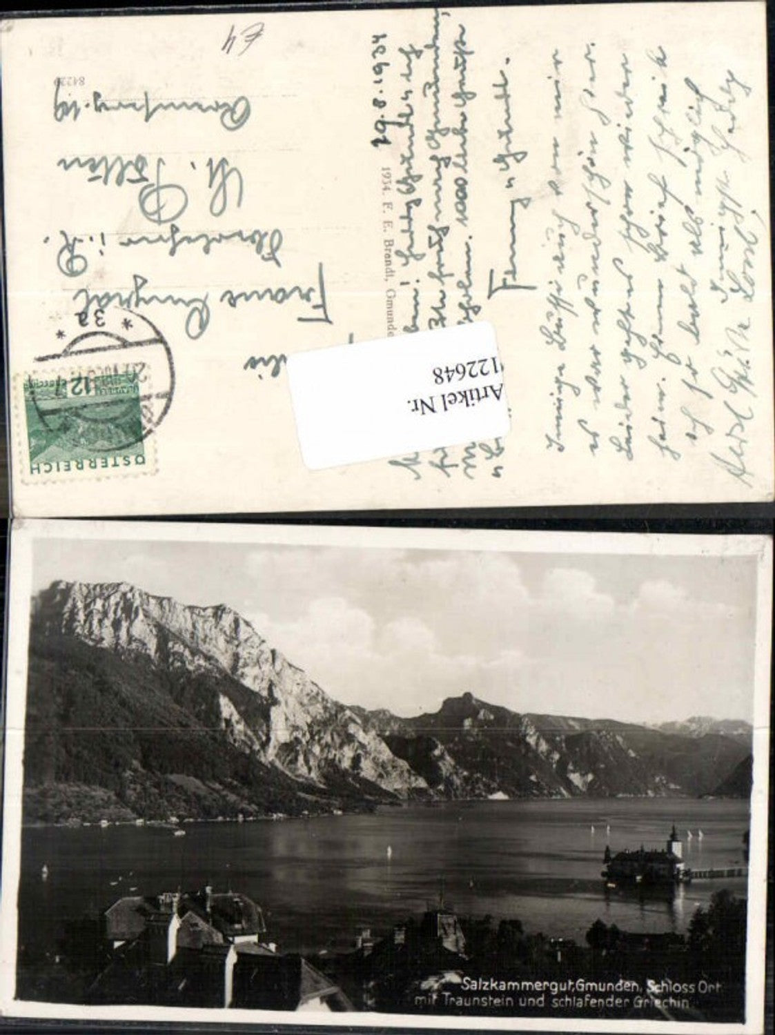 122648,Gmunden am Traunsee m. Orth pub Brandt