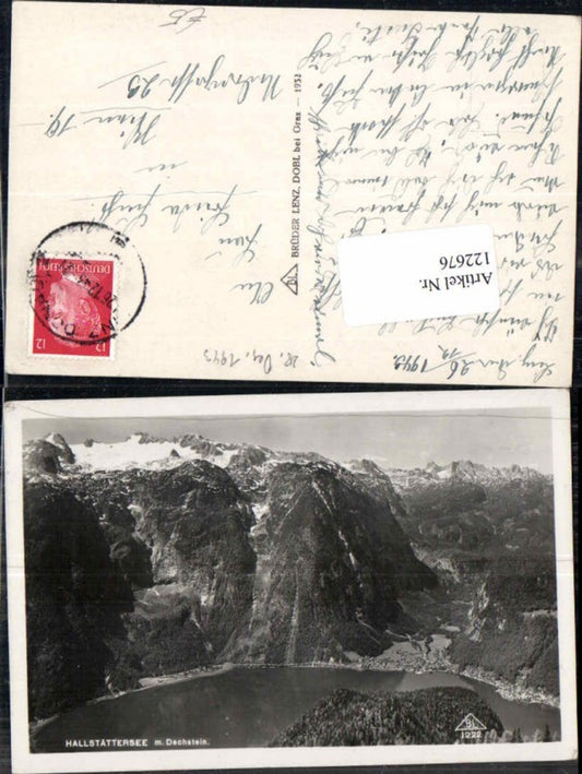 122676,Hallstatt Hallstättersee m. Dachstein 1943
