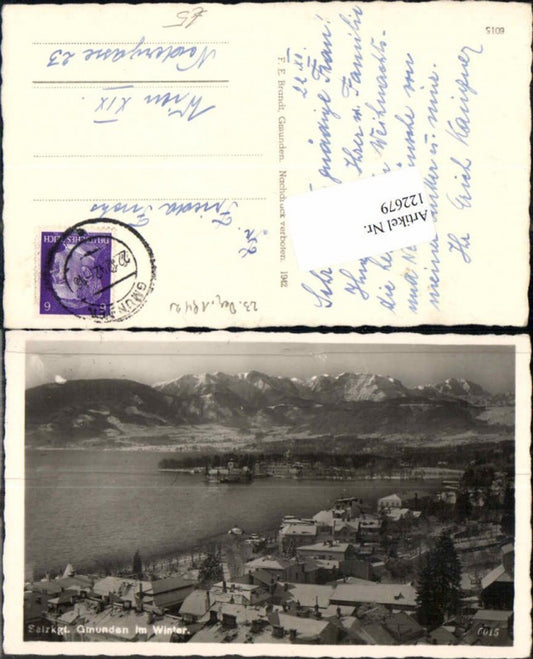 122679,Gmunden am Traunsee im Winter Brandt 6015