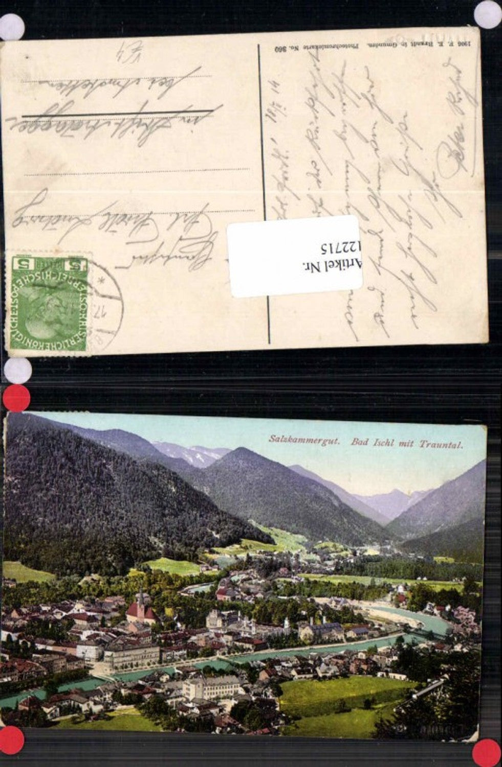 122715,Salzkammergut Bad Ischl m. Trauntal Brandt 360