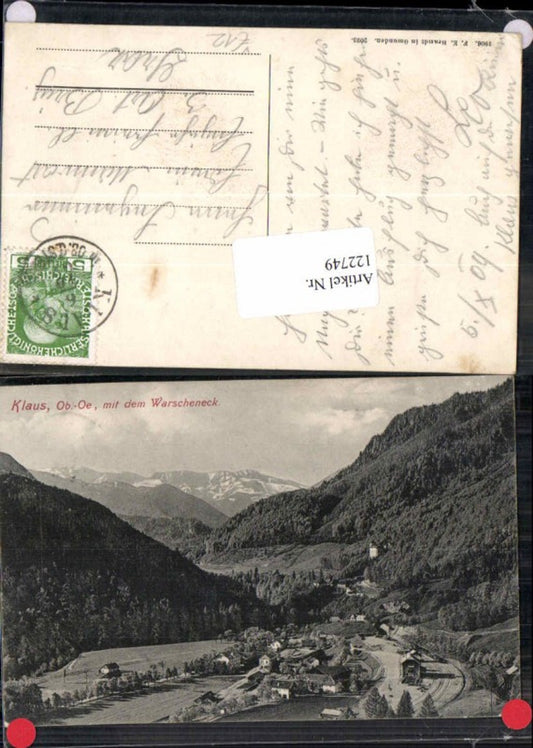 122749,Klaus a.d. Pyhrnbahn m. Warscheneck Brandt 2093