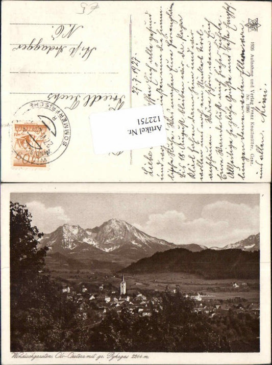 122751,Windischgarsten Totale Pyhrgas 1926