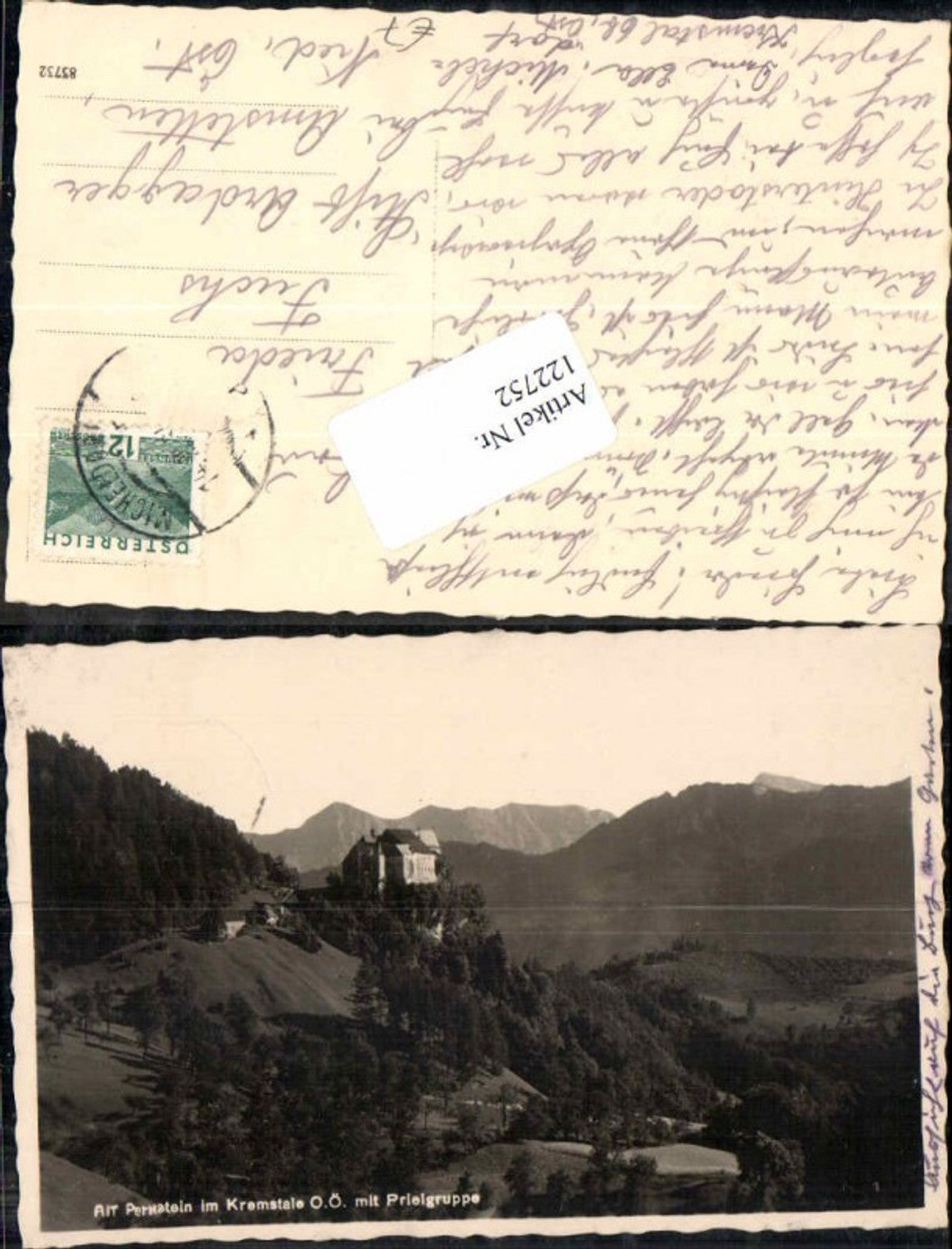 122752,Alt Pernstein bei Kirchdorf a.d. Krems Micheldorf Prielgruppe Priel 1930