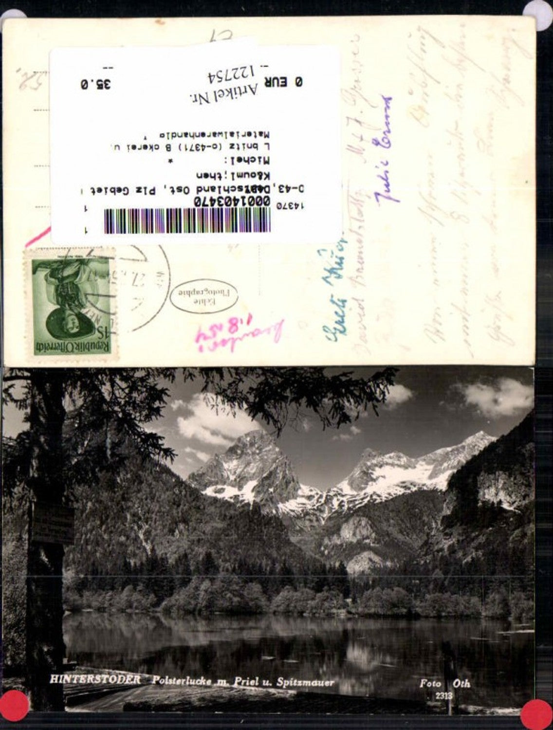 122754,Hinterstoder Polsterlucke Priel pub Foto Oth 2313