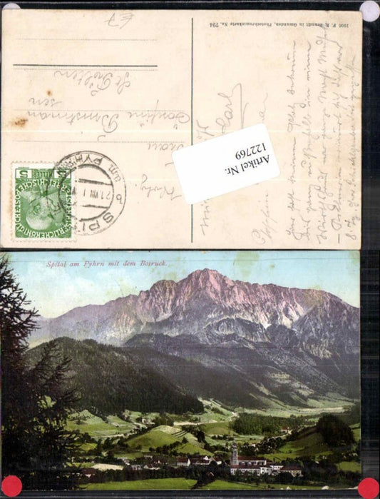 122769,Spital am Pyhrn m. Bosruck 1906 pub Brandt 794 Tolle AK