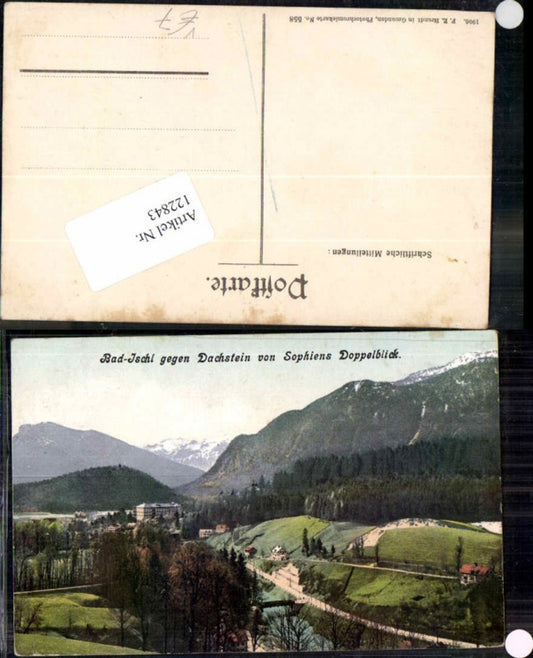 122843,Bad Ischl gegen Dachstein v. Sophiens Doppelblick pub Brandt 558