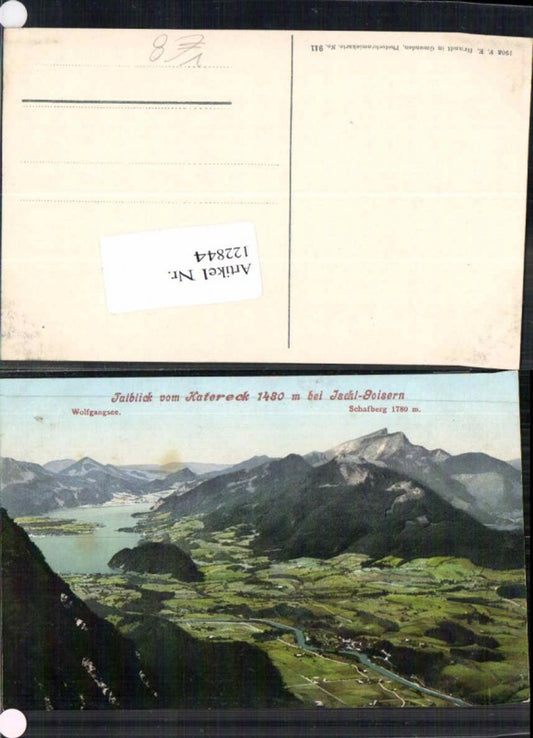 122844,Ischl Goisern bei Talblick vom Katereck Wolfgangsee pub Brandt 941