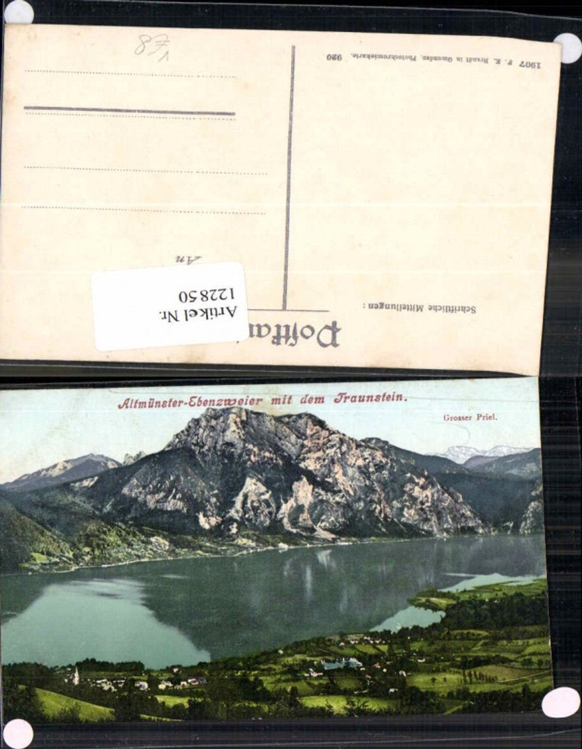 122850,Altmünster Ebenzweier m.d. Traunstein pub Brandt 920