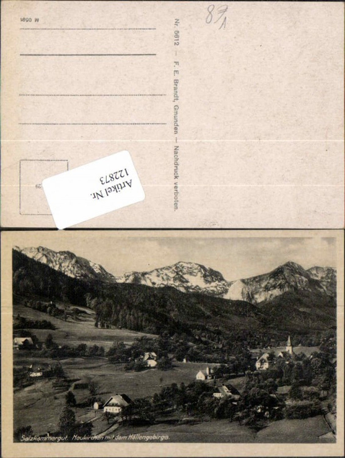 122873,Neukirchen am Höllengebirge pub Brandt 5612 Ebensee