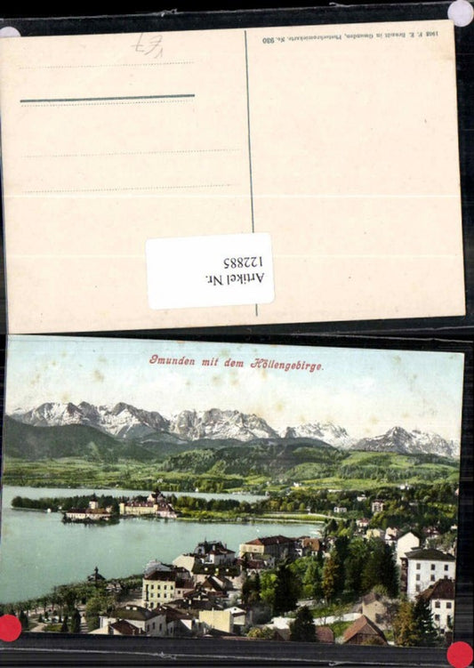 122885,Gmunden m.d. Höllengebirge Teilansicht pub Brandt 930