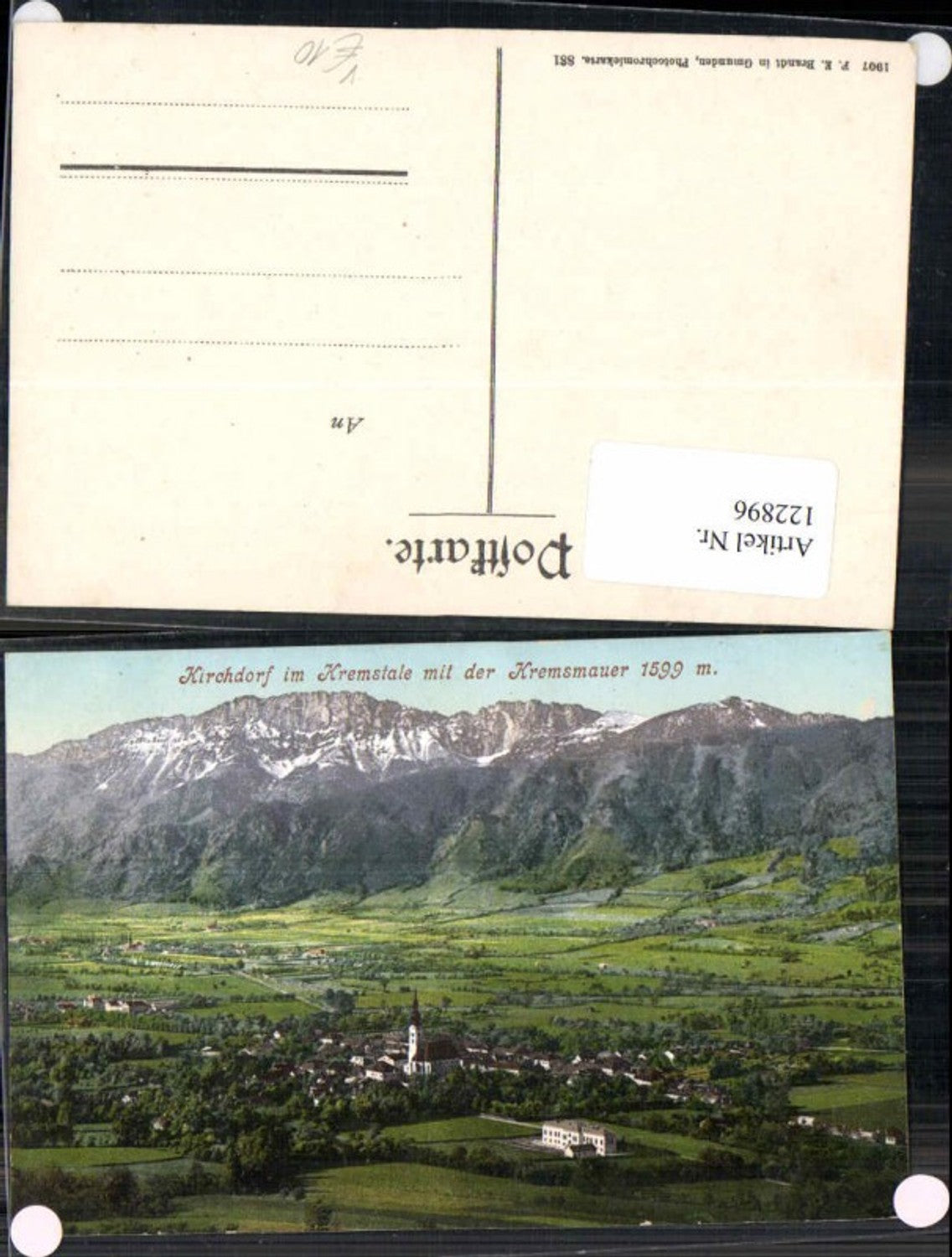 122896,Kirchdorf a.d. Krems Kremstal m. Kremsmauer Brandt 881