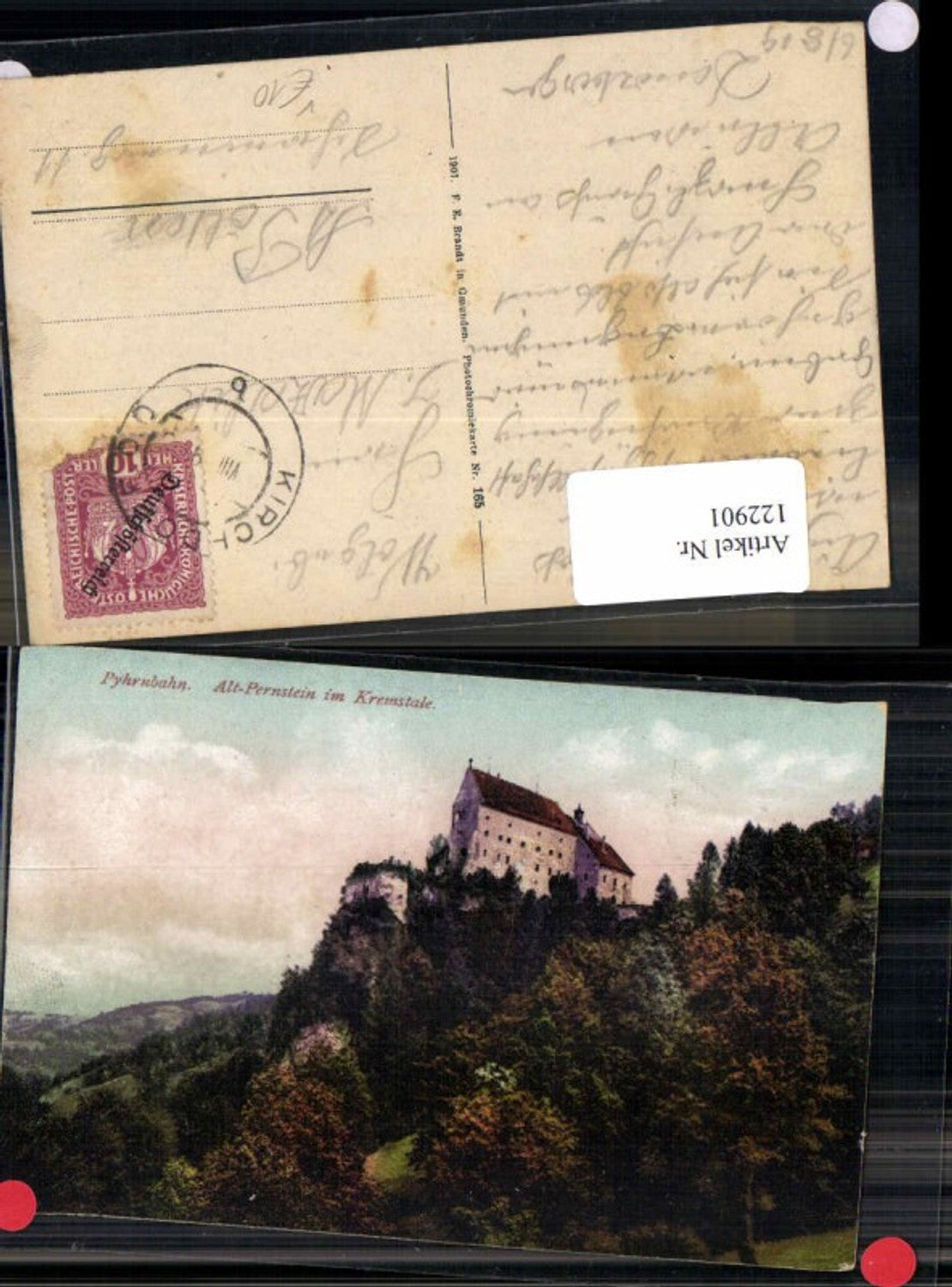 122901,Pyhrnbahn Alt Pernstein bei Kirchdorf a.d. Krems Micheldorf Brandt 165