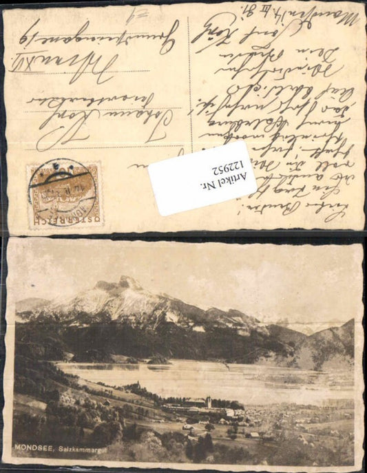 122952,Mondsee Salzkammergut 1930