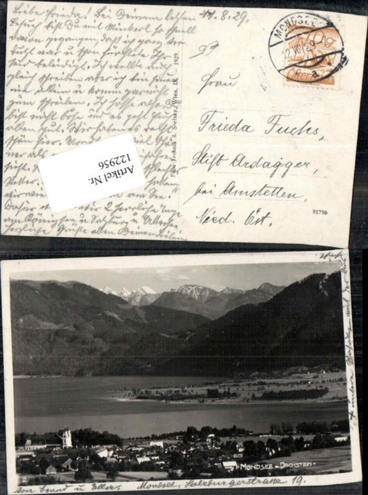 122956,Mondsee m. Dachstein 1929
