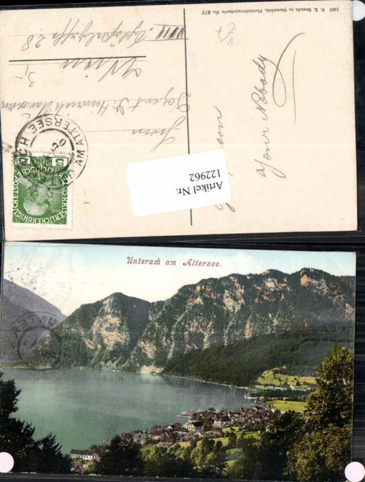 122962,Unterach am Attersee Tolle Ortsansicht pub Brandt 877
