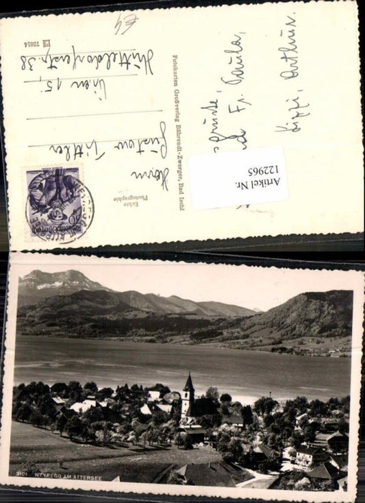 122965,Weyregg am Attersee Totale 1950
