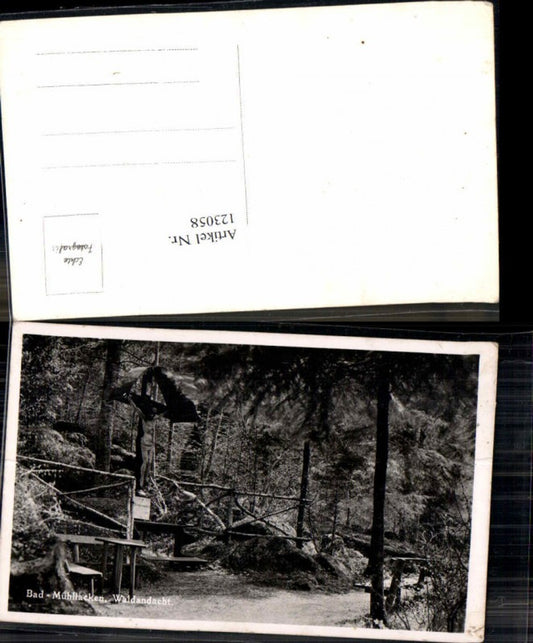 123058,Bad Mühllacken bei Feldkirchen a.d. Donau Waldandacht 1940