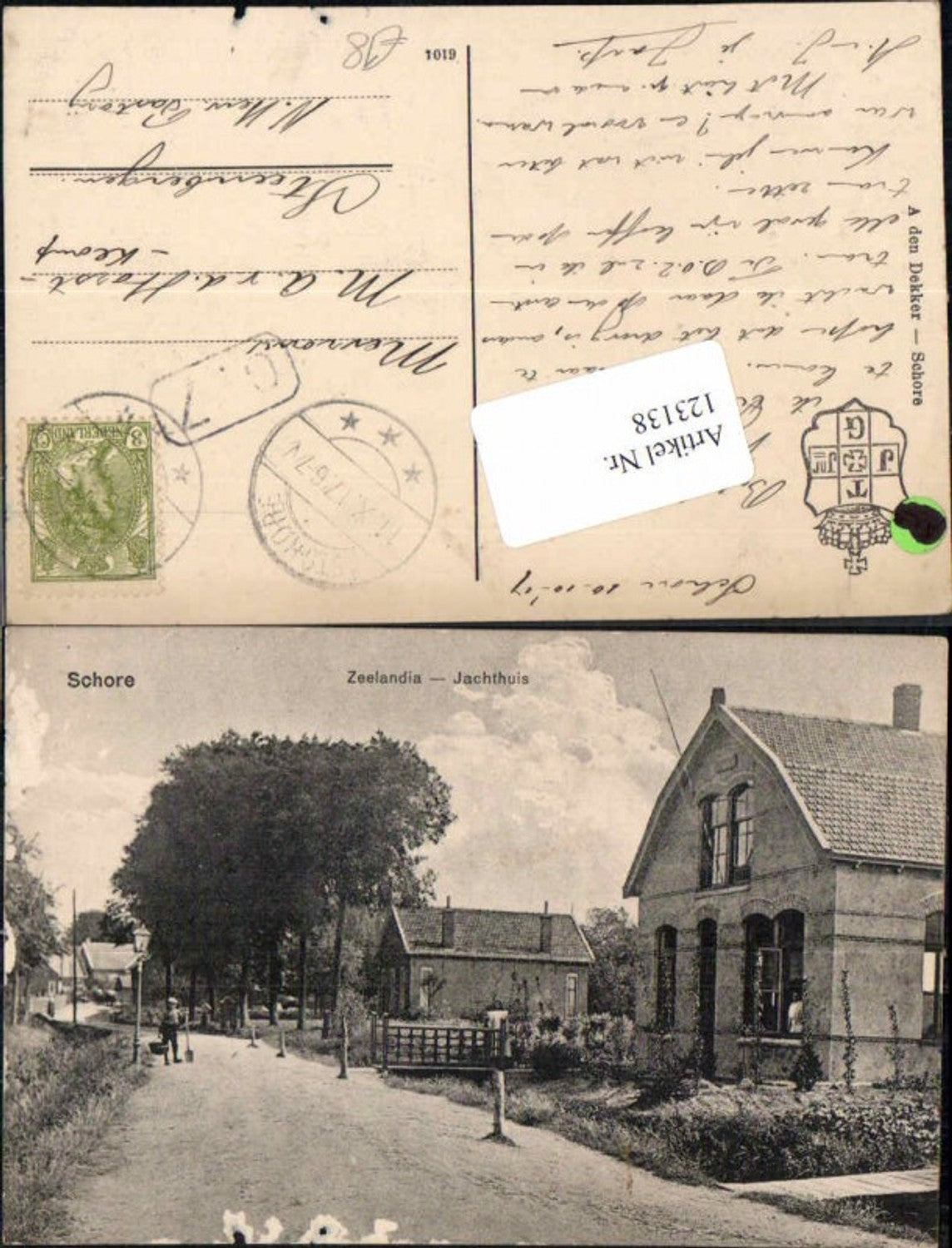 123138,Schore Zeeland Jachthuis Strassenpartie