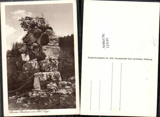123197,Struber Denkmal am Pass Lueg Lofer