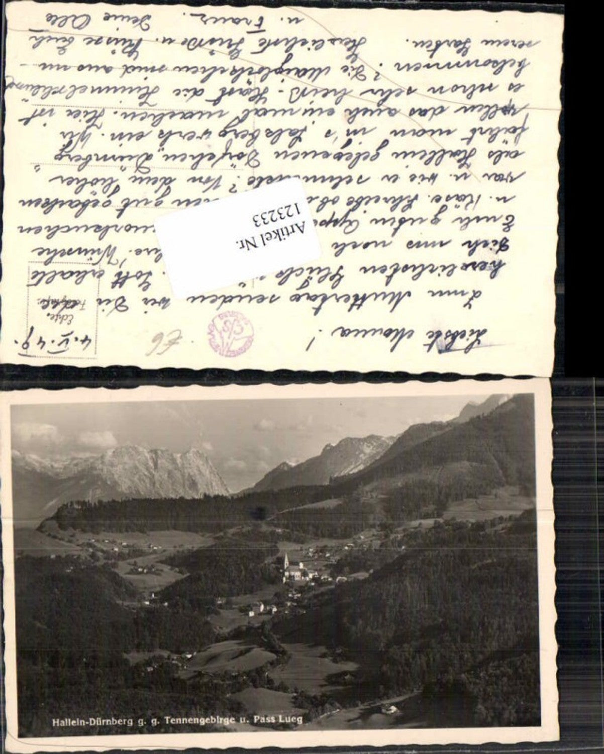 123233,Hallein Dürnberg Pass Lueg
