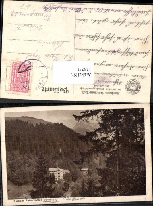 123251,Dt Schulverein Abtenau Bad 1920