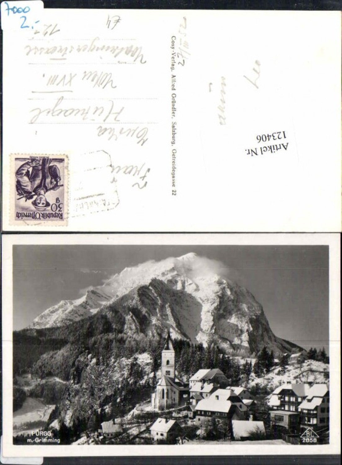 Alte Ansichtskarte – Old Postcard