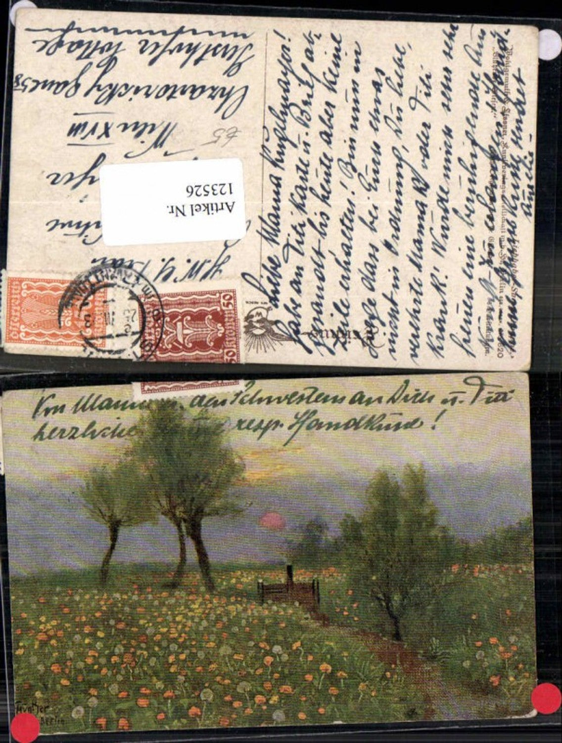 123526,Primus AK 820 Günther sign. Sonnenuntergang