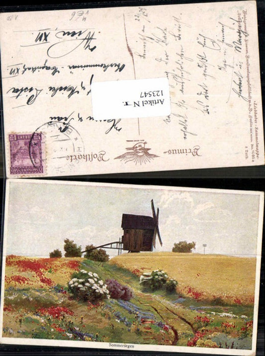 123547,Primus AK 1095a Sommersegen Windmühle Mühle Windrad