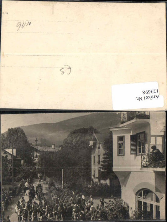 123698,Gresten seltene FotoAK Musik Kapelle Musikkapelle Umzug