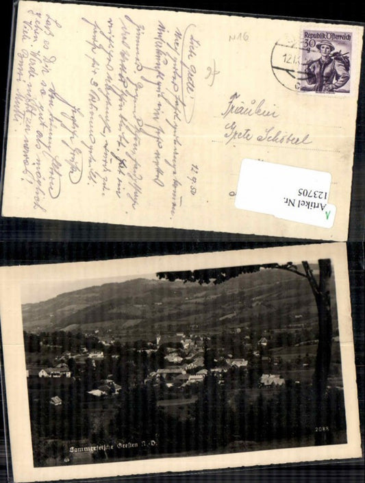 123705,Gresten Ortsansicht 1950