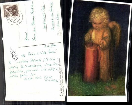 123743,M. Spötl Schwaz Nr 400 Engel Dies soll dir gehören