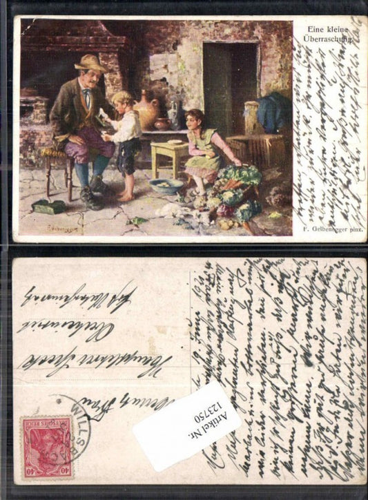 123750,F. Gelbenegger Kinder Mann Hut Spielzeug Kleine Überraschung