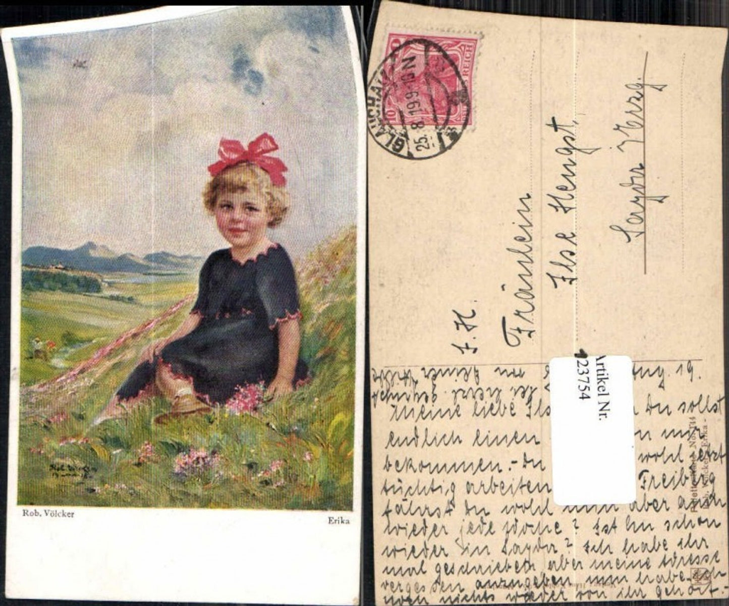 123754,Robert Völcker Erika Süsses Kind in Wiese