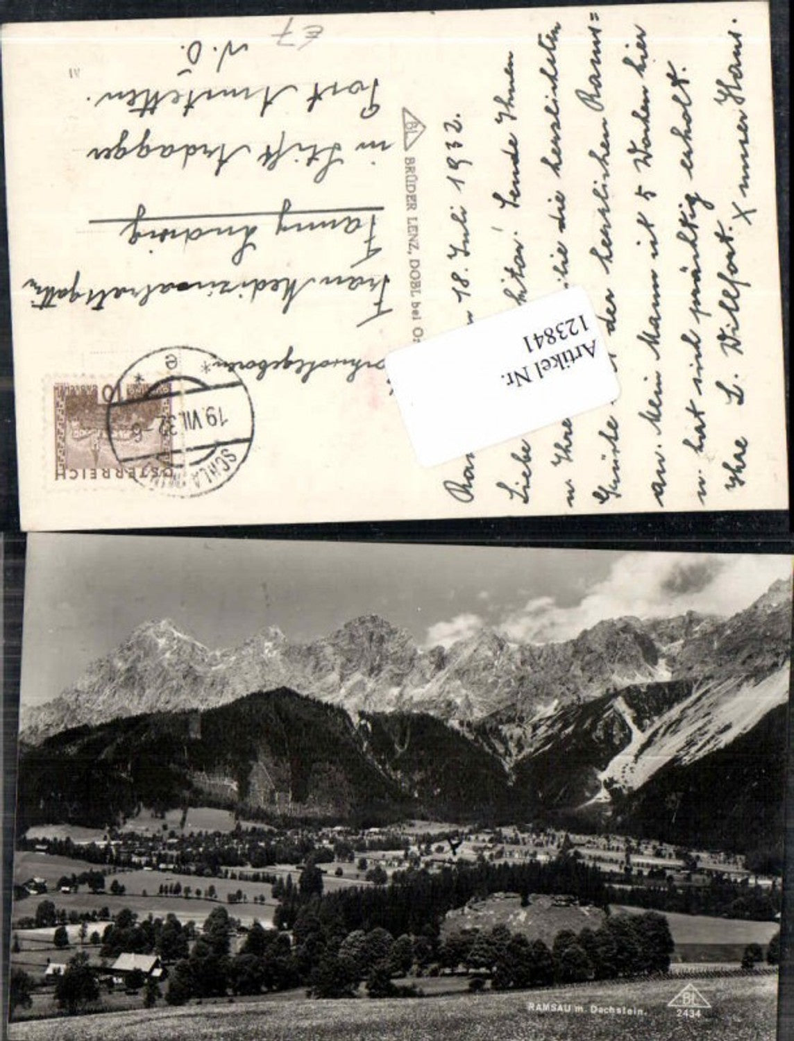 Alte Ansichtskarte – Old Postcard