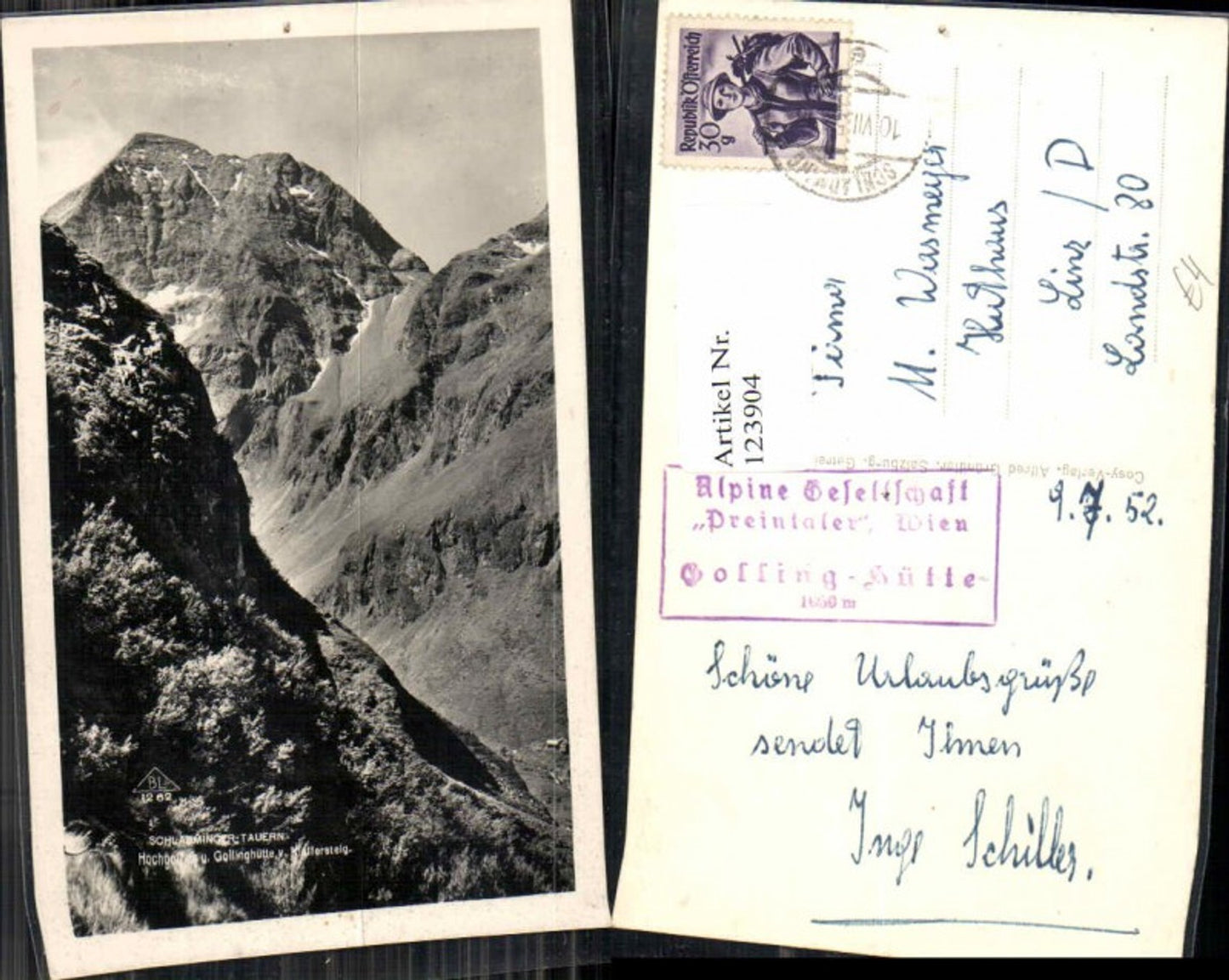 Alte Ansichtskarte – Old Postcard
