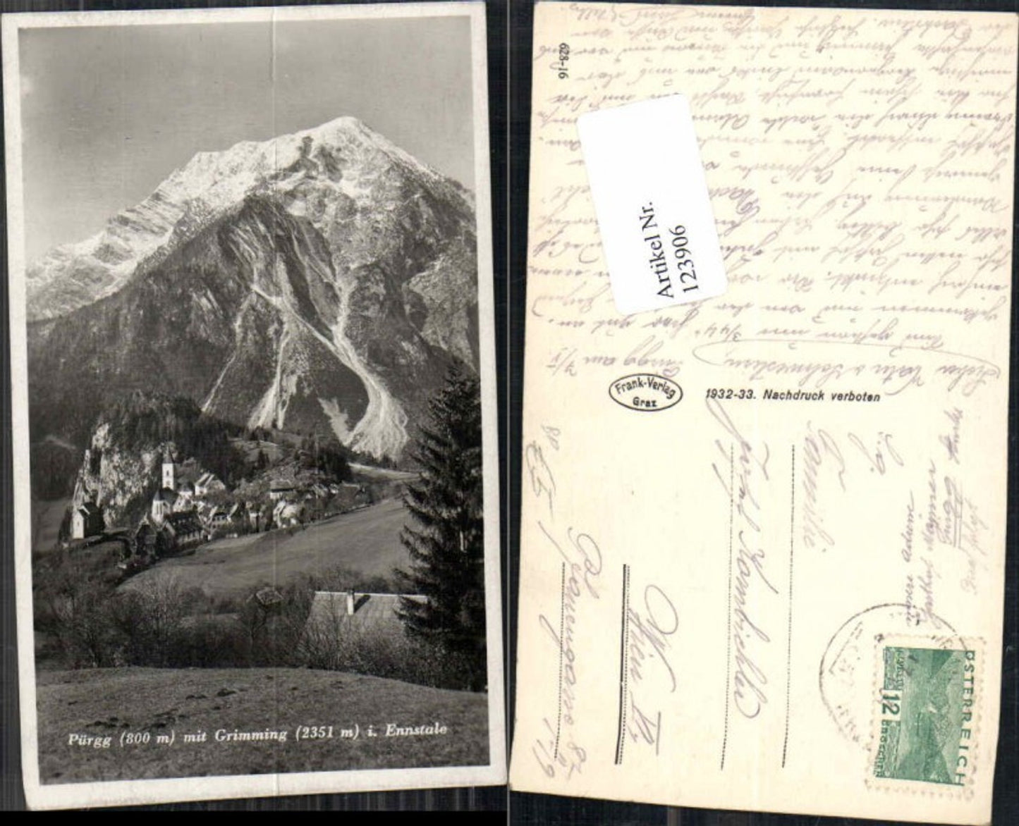 Alte Ansichtskarte – Old Postcard