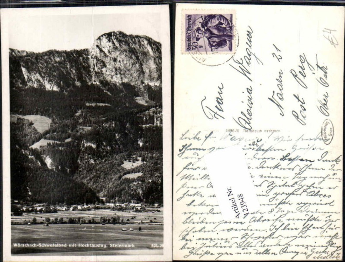 Alte Ansichtskarte – Old Postcard
