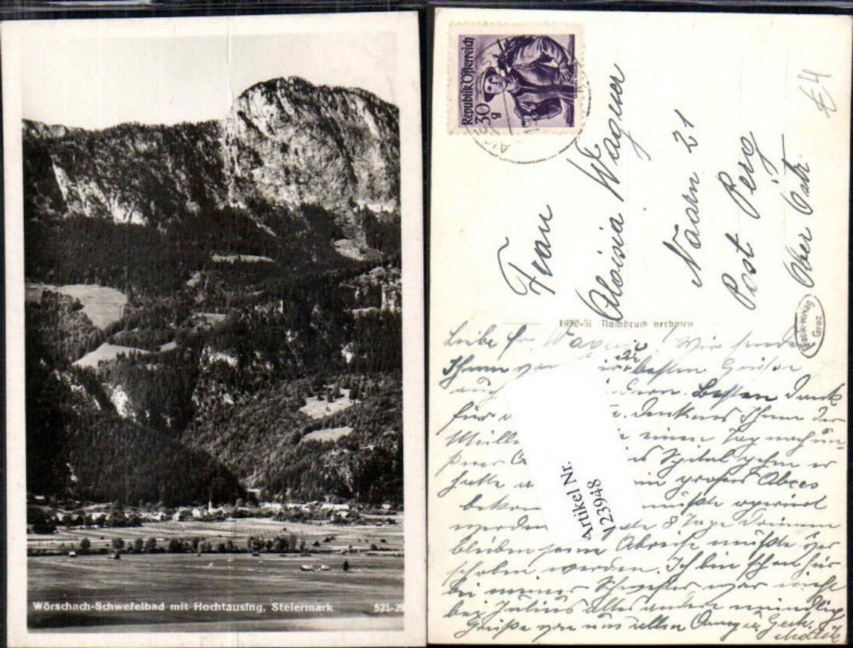 Alte Ansichtskarte – Old Postcard