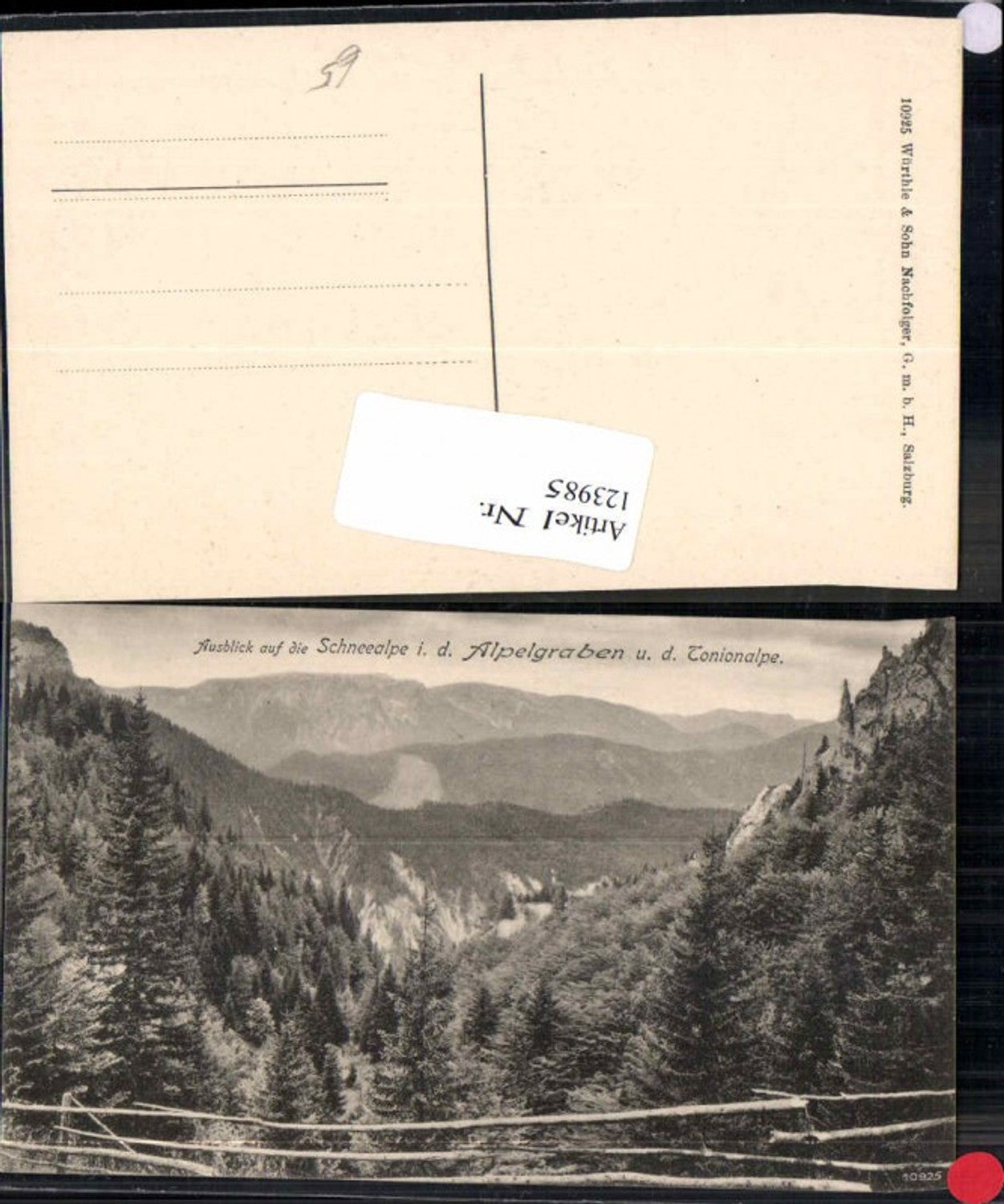 Alte Ansichtskarte – Old Postcard