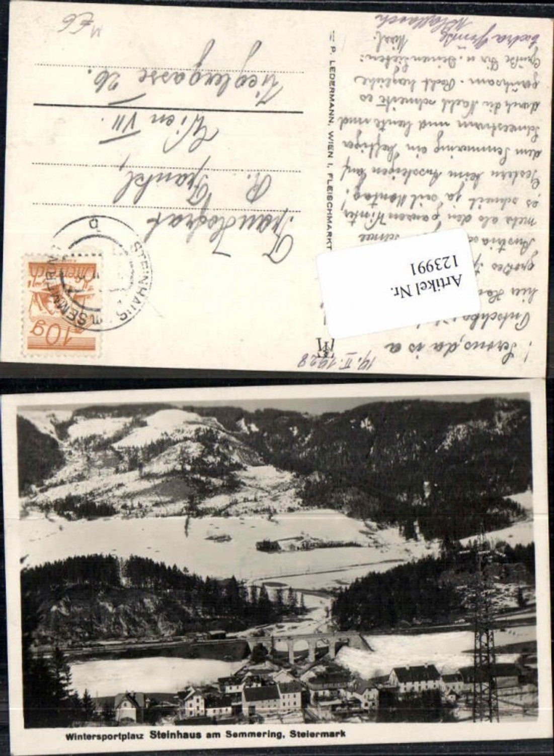 Alte Ansichtskarte – Old Postcard