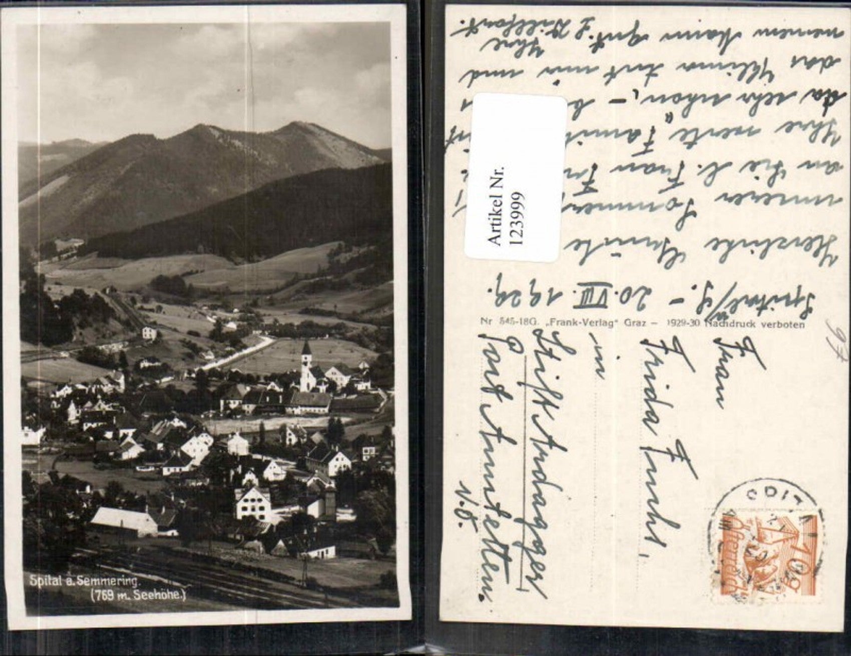 Alte Ansichtskarte – Old Postcard