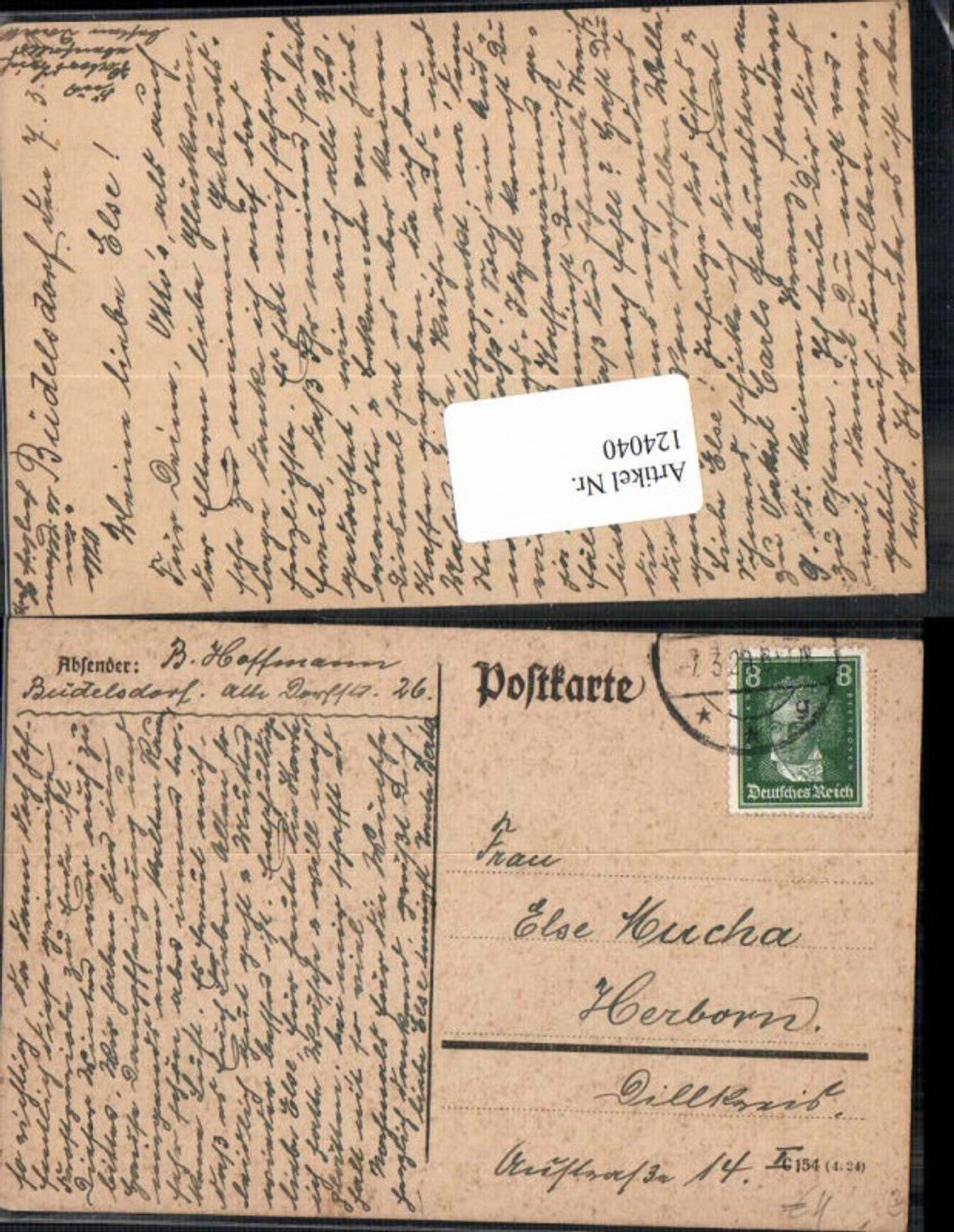 Alte Ansichtskarte – Old Postcard