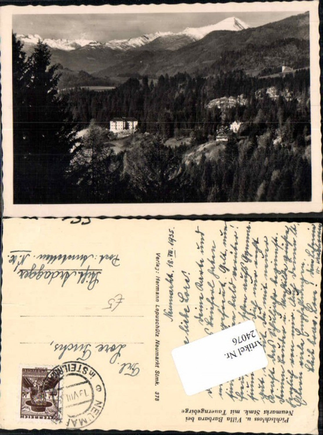 Alte Ansichtskarte – Old Postcard