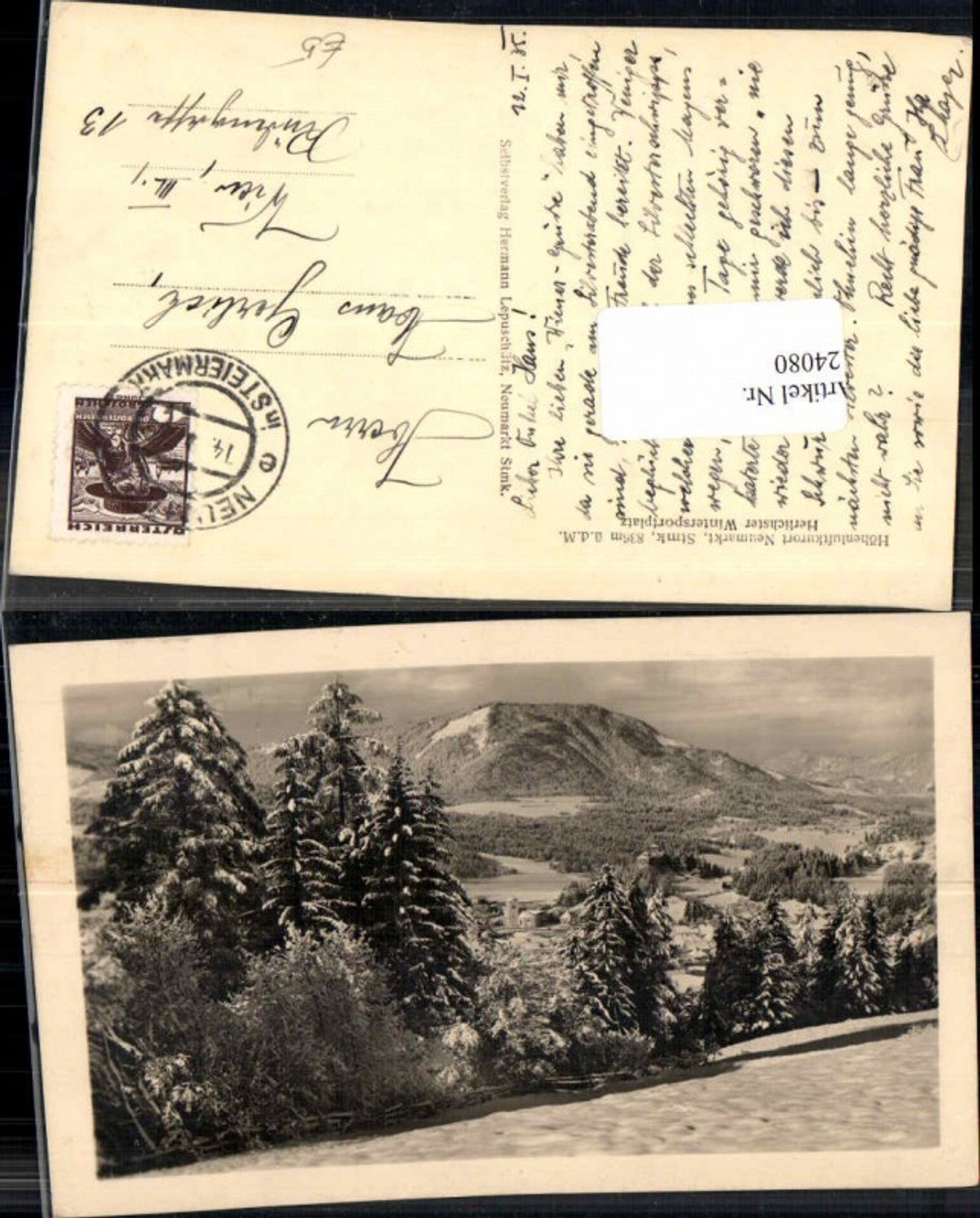 Alte Ansichtskarte – Old Postcard