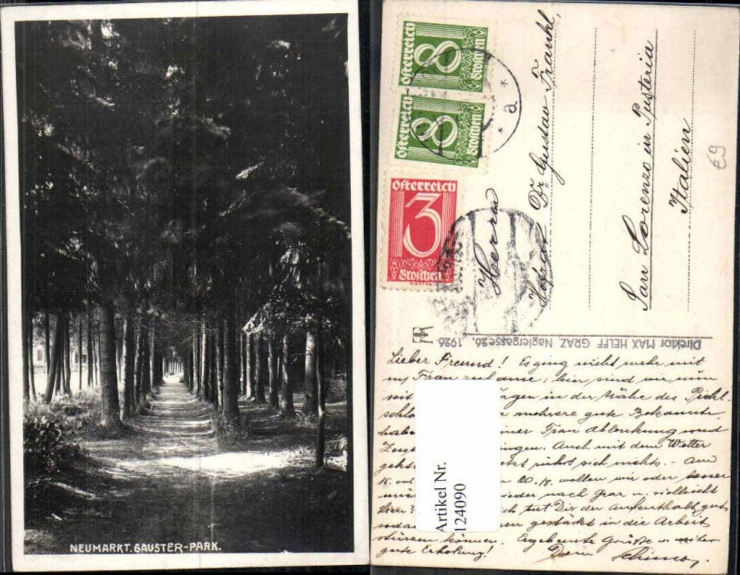 Alte Ansichtskarte – Old Postcard