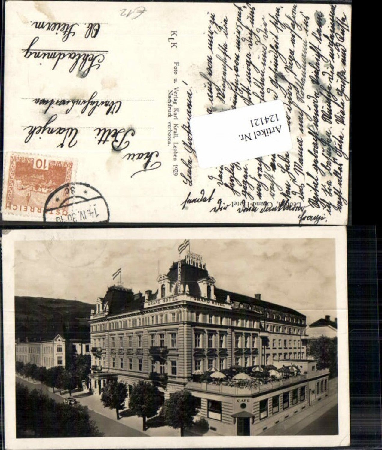 Alte Ansichtskarte – Old Postcard