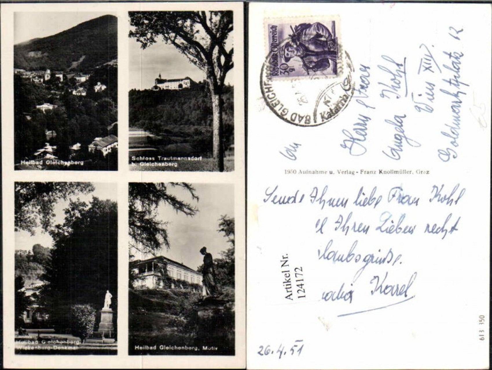 Alte Ansichtskarte – Old Postcard