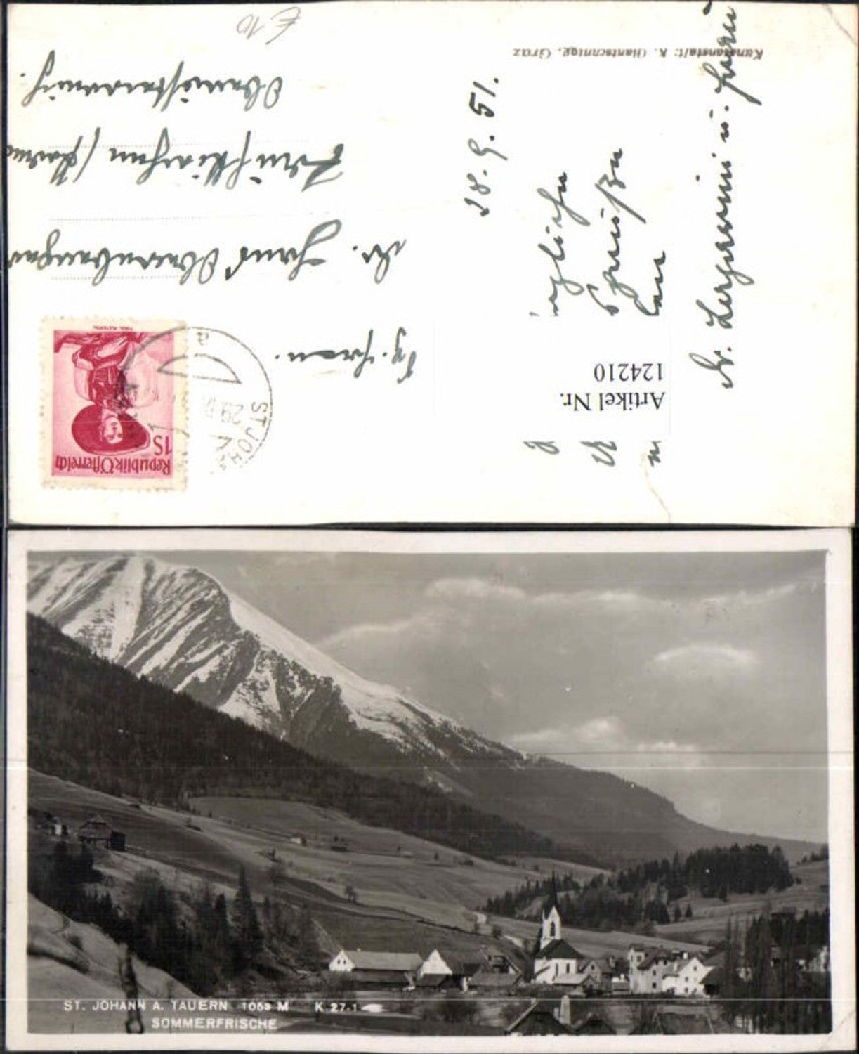Alte Ansichtskarte – Old Postcard