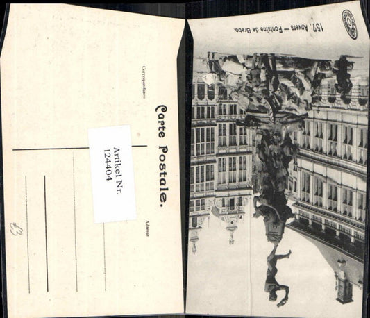 124404,Anvers Antwerpen Fontaine de Brabo