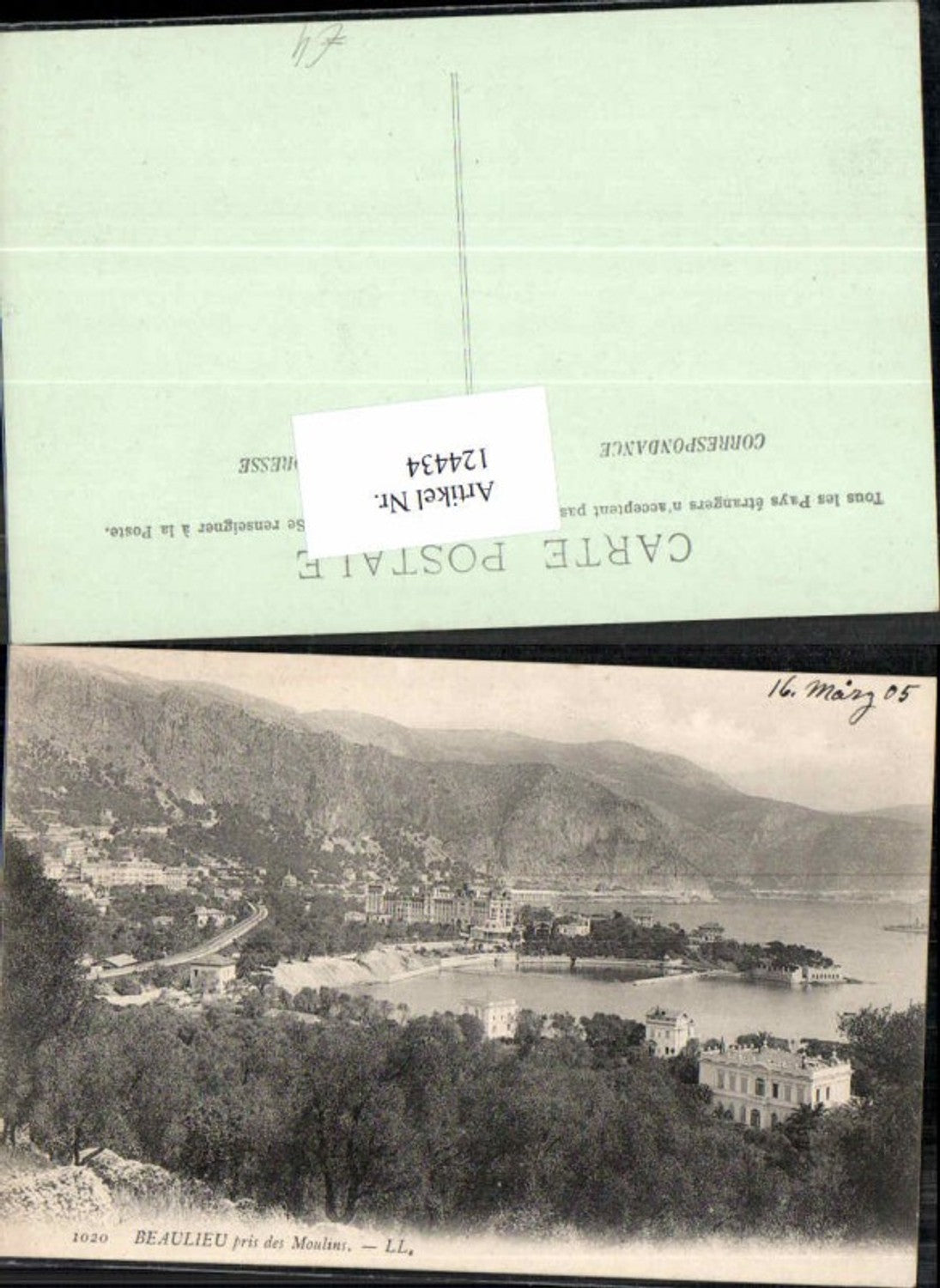 124434,Beaulieu pris des Moulins pub LL 1020